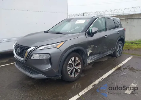 2021 Nissan Rogue Sv Fwd from USA, damaged, VIN 5N1AT3BA9MC790756